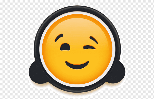 Эмодзи подмигивает