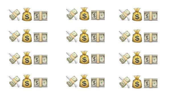 Смайлик денег айфон