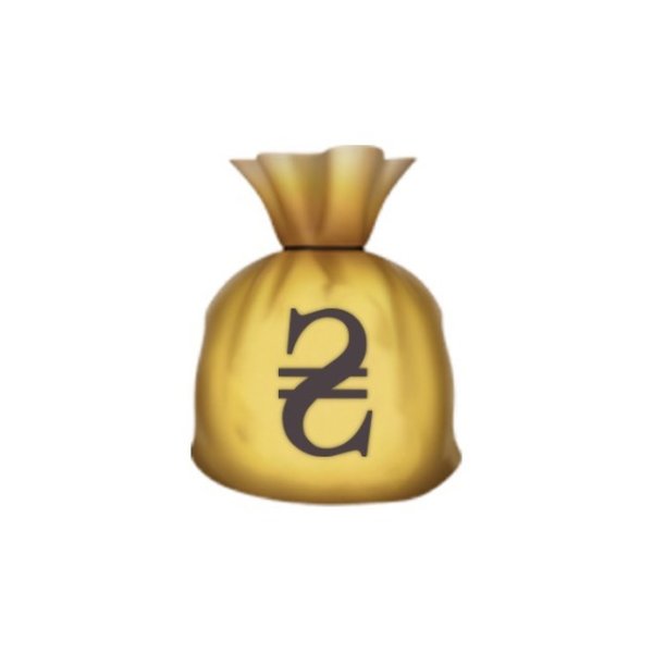 Стикер мешок денег