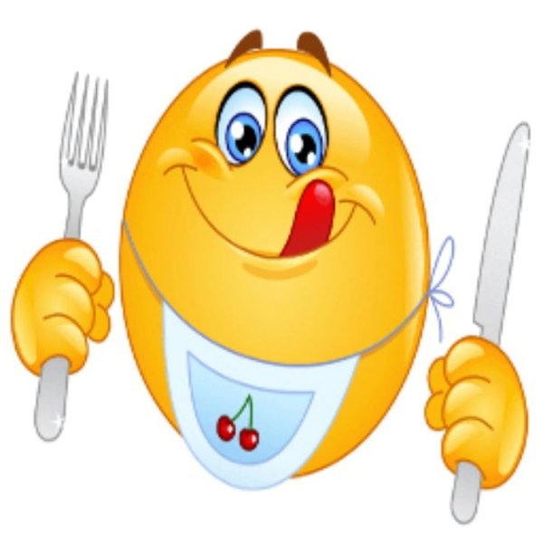 Смайлик приятного аппетита