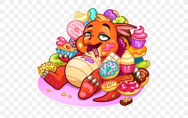 Стикеры обжорства