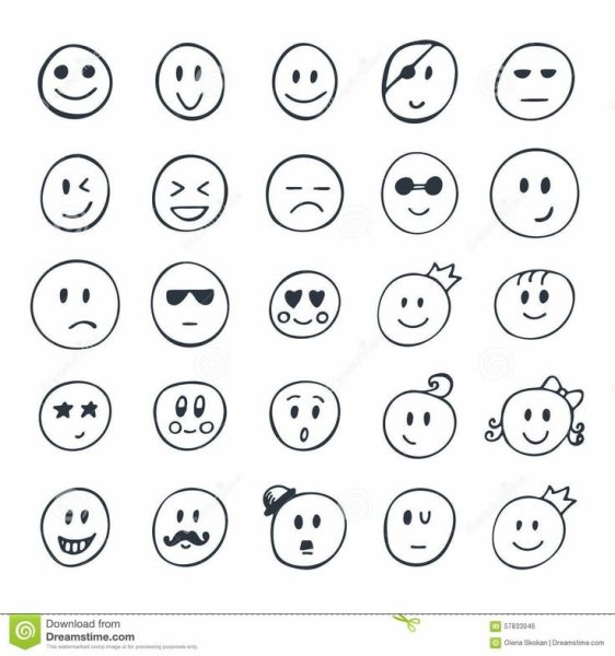 Набор смайликов