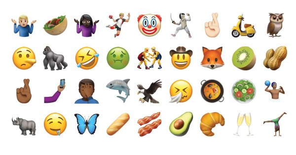 Смайлы айфона животные