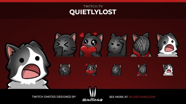 Смайлики для Твича котики