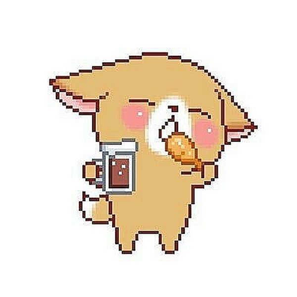 Милые пиксельные рисунки