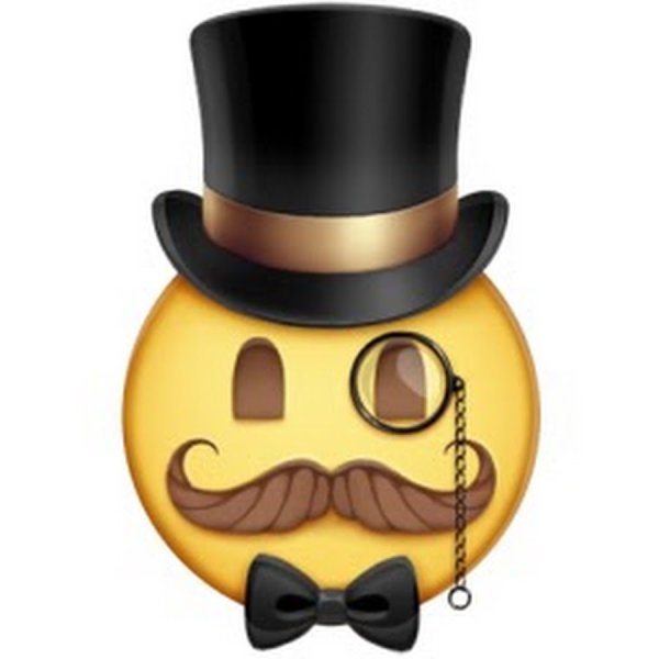 Смайлик с моноклем