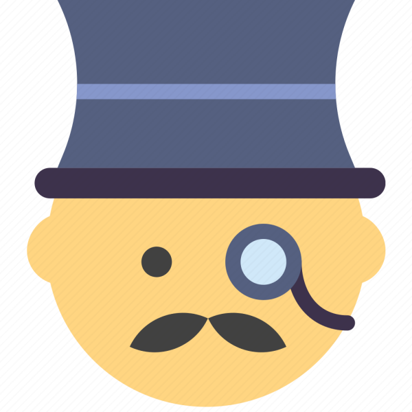 Смайлик джентльмен