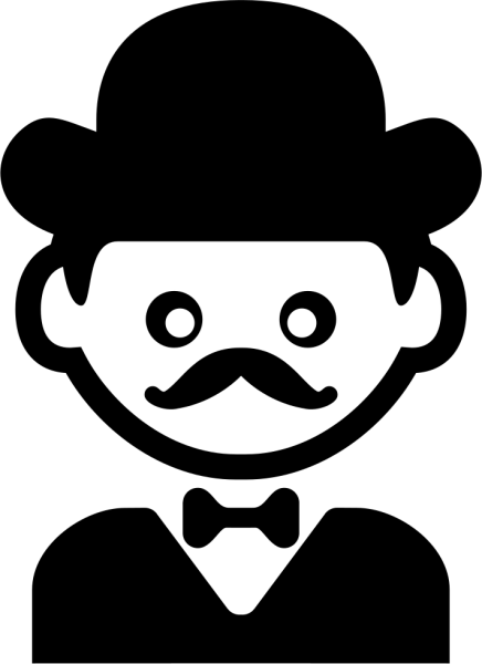 Джентльмен пиктограмма