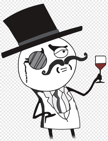 Мем с моноклем