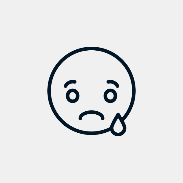 Грустный смайлик