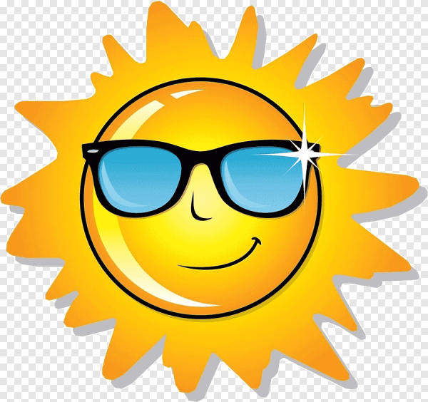 Смайлик солнце в очках