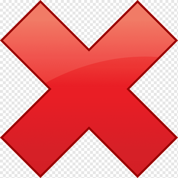 Крестик неверно