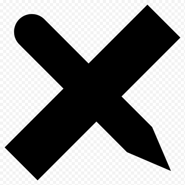 Смайлик крестик