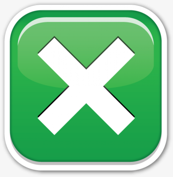 Иконка крестик в квадрате