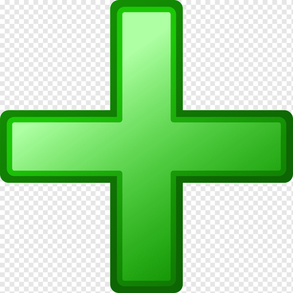 Зеленый крестик