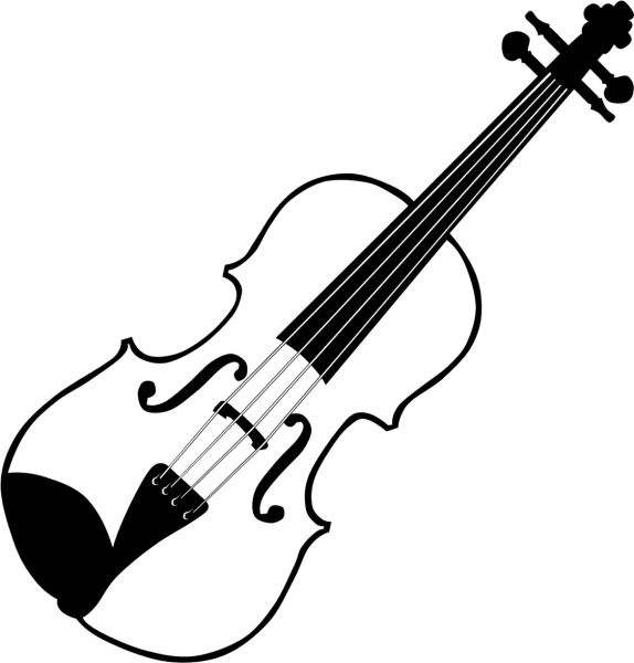 Скрипка силуэт