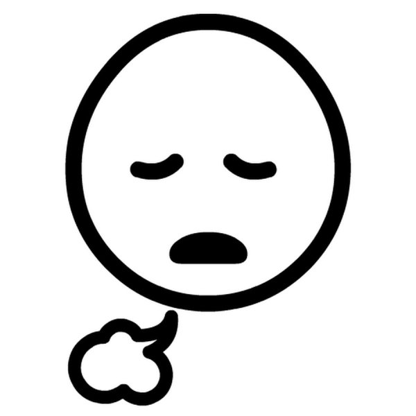 Смайлик тяжелый вздох