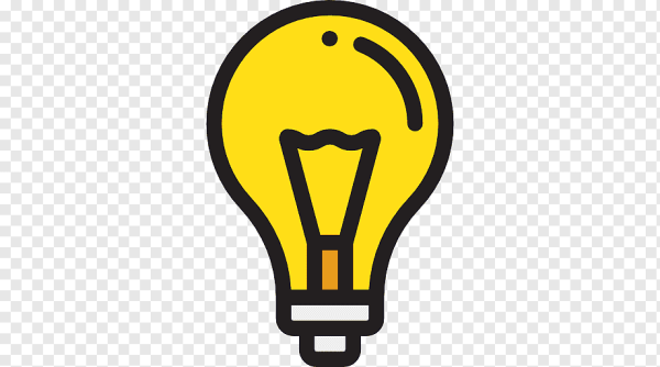 Лампочка без фона