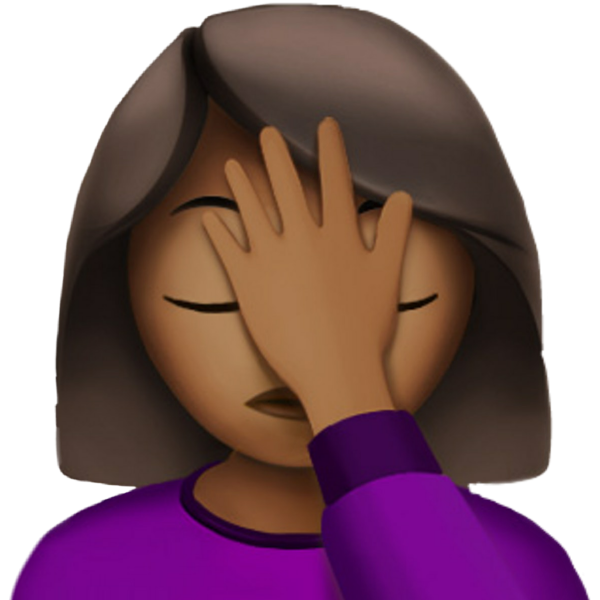 Эмодзи facepalm