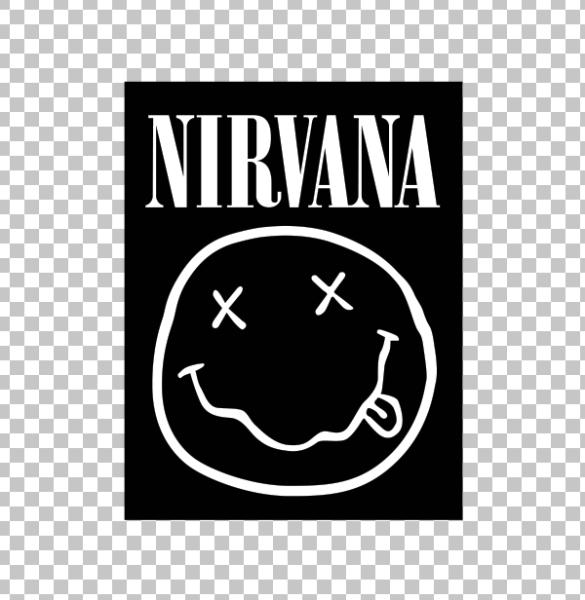 Чёрно белый Постер Nirvana