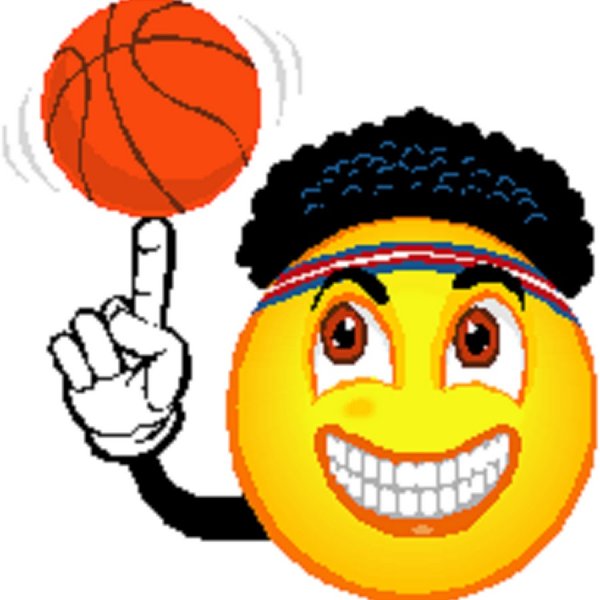 Смайлик футбольный мяч