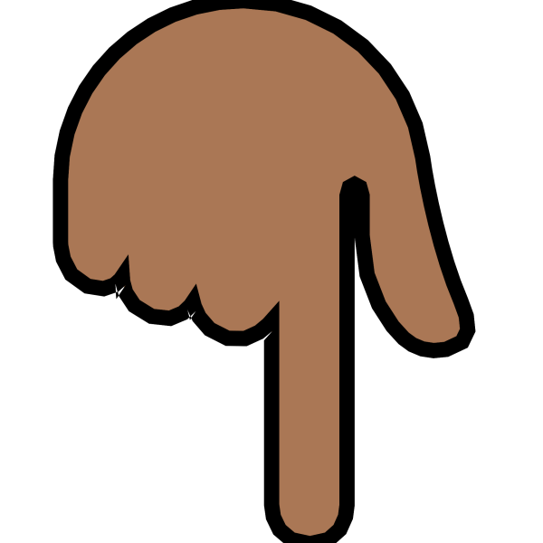 Палец вниз Смайл