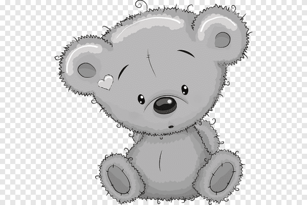 Медведь Тедди на прозрачном фоне