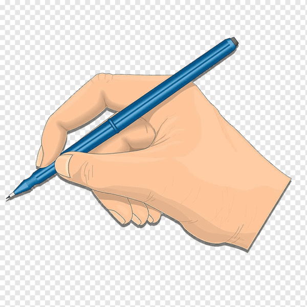 Рука с ручкой