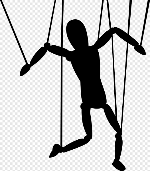 Человек на веревочках