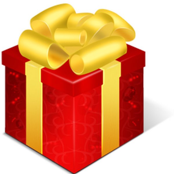 Смайл подарок без фона