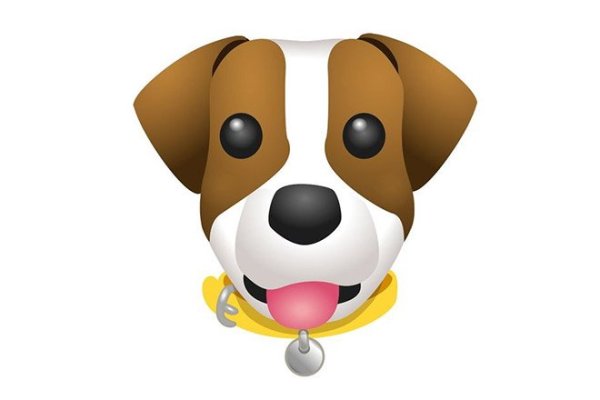 Эмодзи собачка