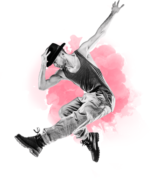 Слово хип хоп на прозрачном фоне