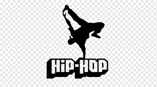 Хип хоп танцор на прозрачном фоне
