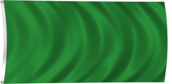 Флаг Джамахирии зеленый