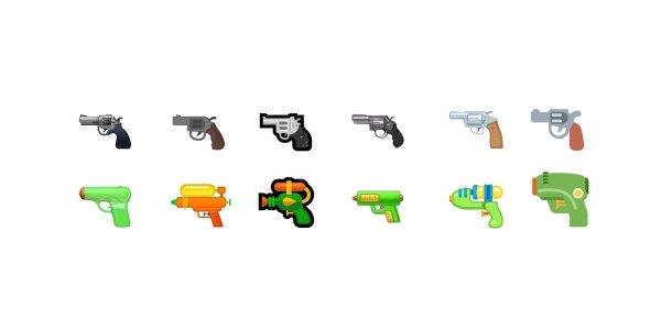 Смайлик с пистолетом