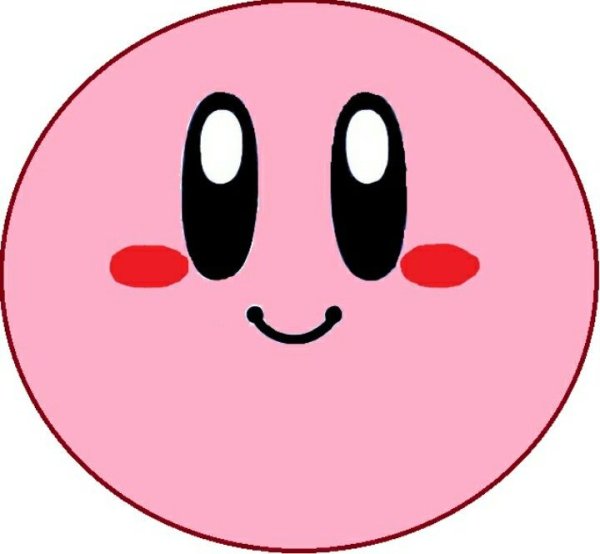 Смайлик розового цвета