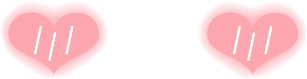 Розовые полосочки на щеках