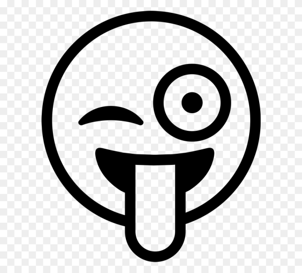 Смайлик силуэт