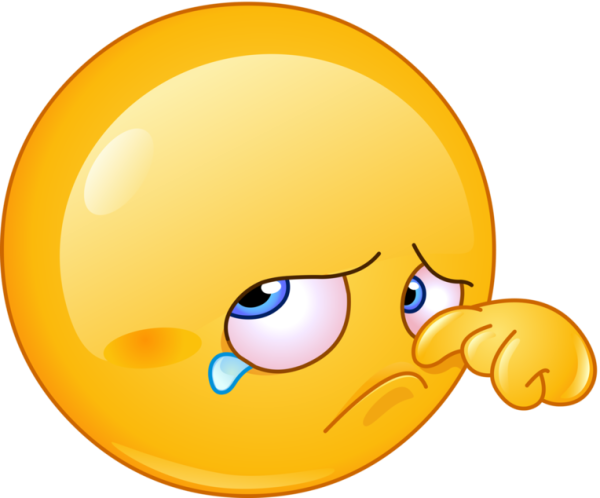 Грустный смайлик