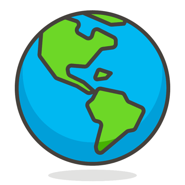 Глобус значок