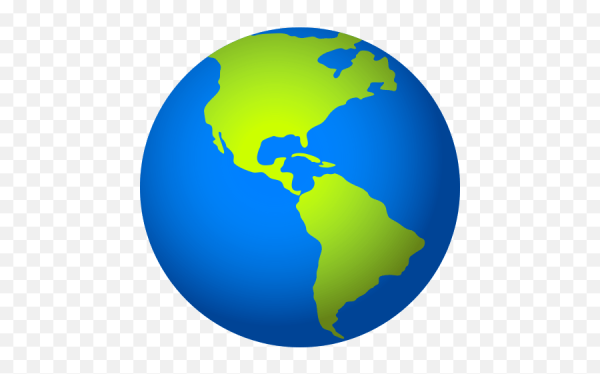 Вращающийся Глобус без фона