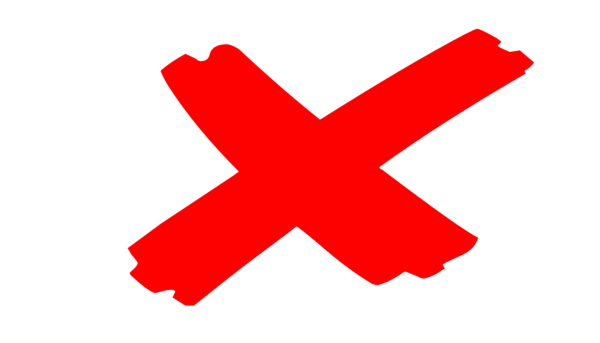 Красный крест на белом фоне