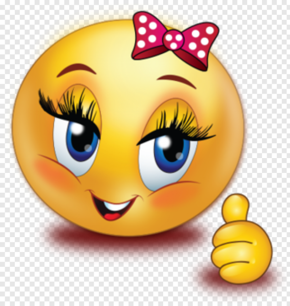 Смайлик улыбка девочка