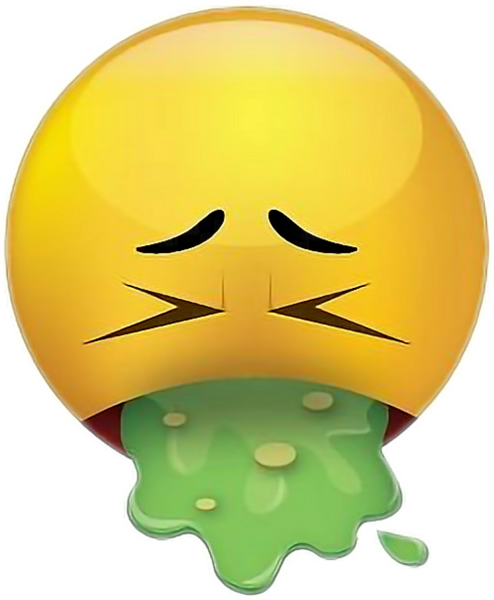 Emoji тошнит
