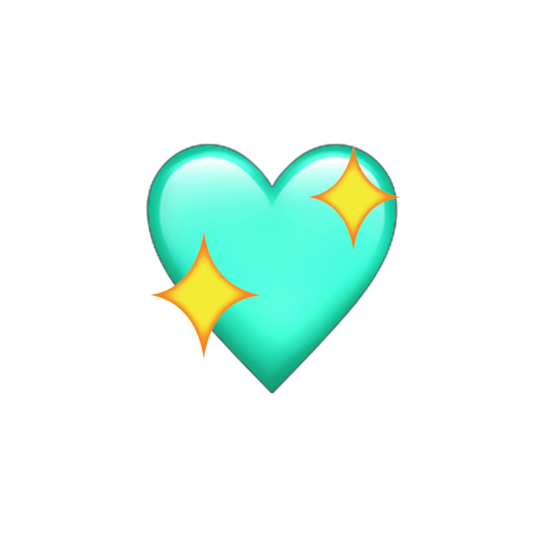 Сердце со звездами смайлик