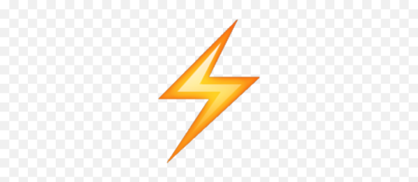 Молния эмодзи айфон