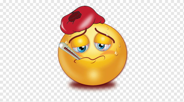 Смайлик болеет