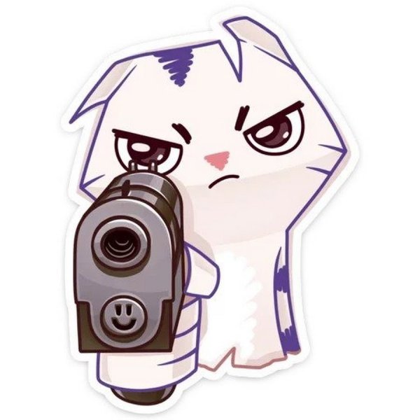 Бумажный тигр Руммка Стикеры