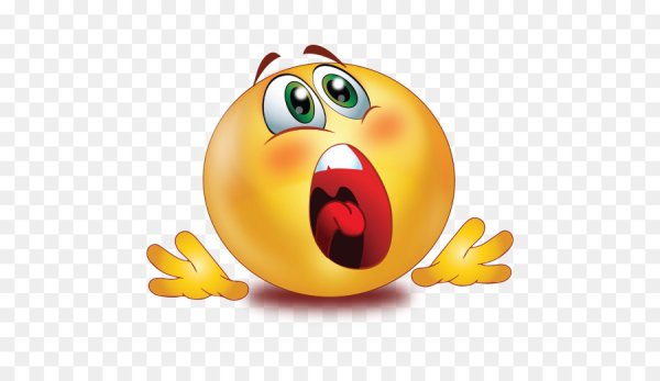 Испуганный смайлик