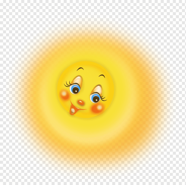 Солнышко без лучек для детей